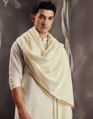 Winter Pure Wool Gents Shawl Skin Golden #10