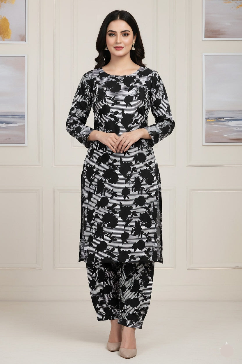 Ladies Winter Cotton Suit 02