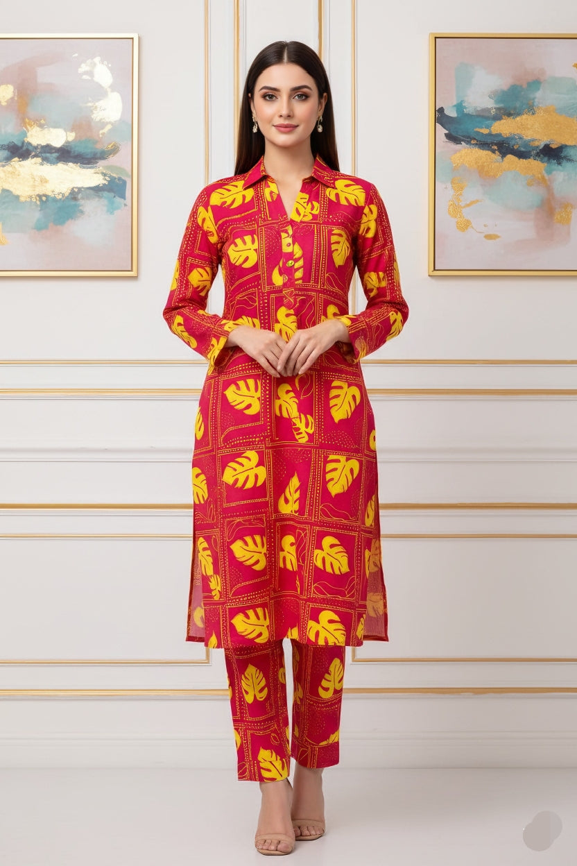 Ladies Winter Cotton Suit 08