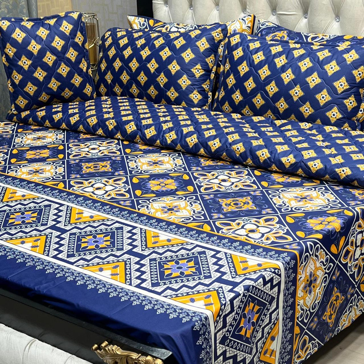 7Pc Printed Comforter Set #11