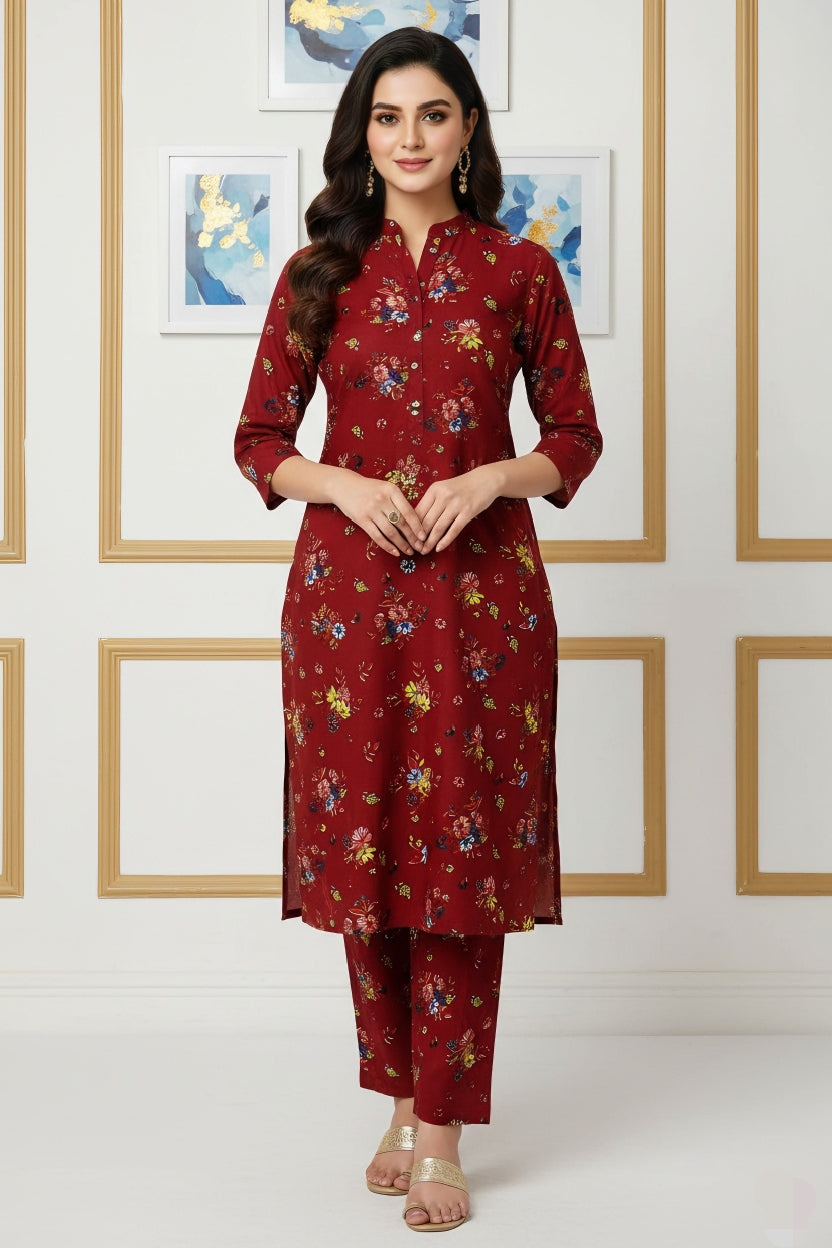 Ladies Winter Cotton Suit 24