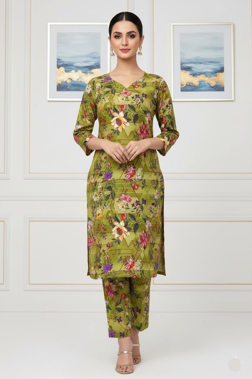 Ladies Winter Cotton Suit 34