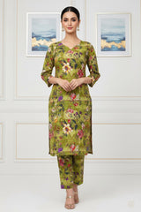 Ladies Winter Cotton Suit 34