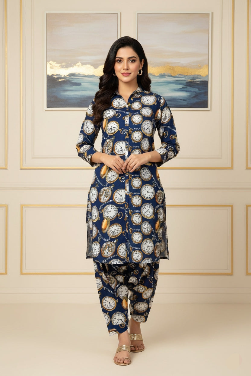 Ladies Winter Cotton Suit 47