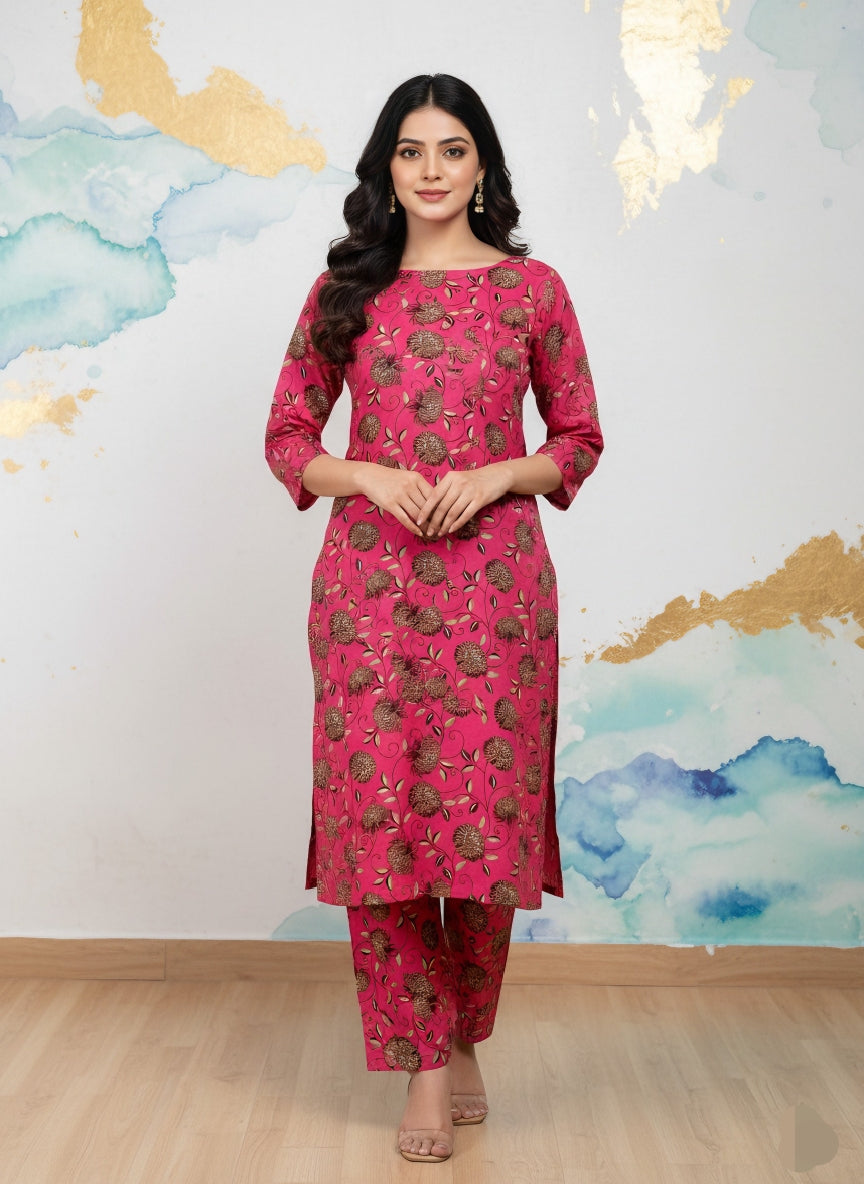 Ladies Winter Cotton Suit 58