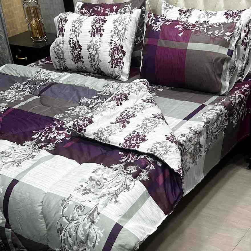 7Pc Printed Comforter Set #05