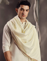 Winter Pure Wool Gents Shawl Skin Golden #10