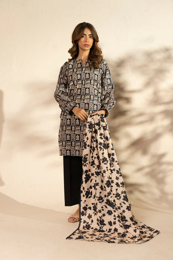 RTS | SHIRT, TROUSER & SHAWL KHADDAR | 3PCS